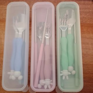 Bộ muỗng nĩa tập ăn cho bé