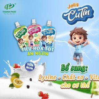 Thạch Dinh Dưỡng Jelly Cutin - Ăn Ngon, Tiêu Hóa Tốt (6 Túi/Hộp) - Y Tế Thành Phát giá sỉ