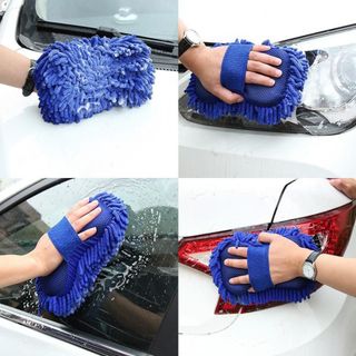Miếng san hô rửa xe Microfiber mềm mịn
