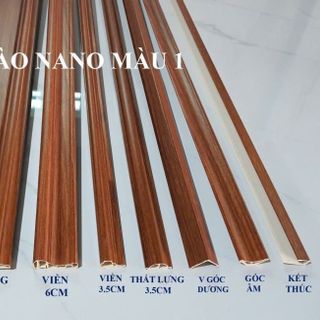 Nẹp lam sóng, nano, pvc dài 3mét cạnh 2,5cm giá sỉ