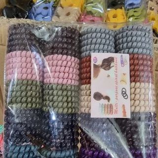 ỐNG 25 BUỘC TÓC LÒ XO 2 DA XỊN