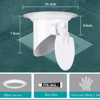 Phễu ngăn mùi hôi cho bồn cầu xổm lắp đặt dễ dàng model SB45