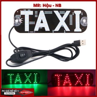 Đèn LED chữ TAXI gắn kính chắn gió xe hơi đa dụng đổi 2 màu tùy chọn giá sỉ