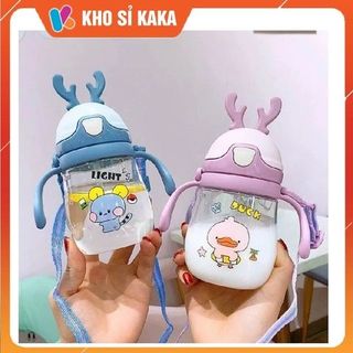 BÌNH ỐNG HÚT SỪNG HƯU CHO BÉ TẬP UỐNG/ BÉ ĐI NHÀ TRẺ ĐI HỌC