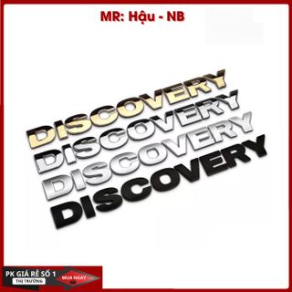 Tem dán chữ nổi 3D DISCOVERY- Trang trí ô tô giá sỉ