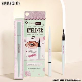 Kẻ Mắt Nước Lâu Trôi Sivanna Colors Long Lasting Fine Eyeliner ES8016 giá sỉ