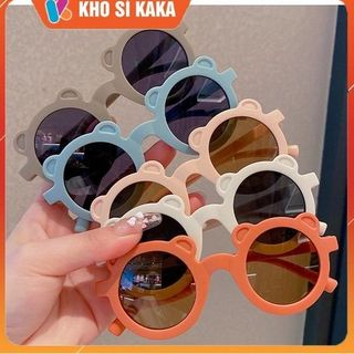 MẮT KÍNH TRÒN TAI GẤU NHÁM CHO BÉ 1-8 TUỔI