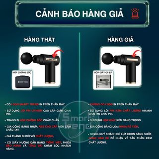 Máy Massage Cầm Tay Mini Smart Trend MSCB, 4 đầu mát-xa, 6 cấp độ, có hộp chống sốc an toàn, tiện lợi