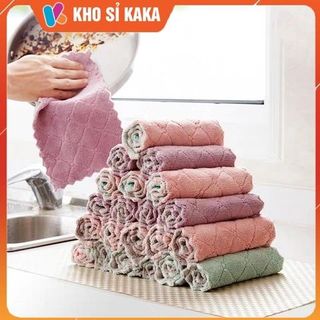 SET 10 KHĂN LAU TAY LAU BẾP TIỆN DỤNG-SIÊU THẤM HÚT HÀNG ĐẸP