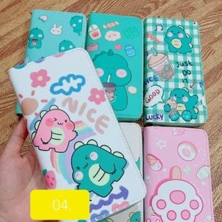 VÍ DÀI CẦM TAY KHÓA KÉO KHỦNG LONG