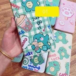 VÍ DÀI CẦM TAY KHÓA KÉO KHỦNG LONG