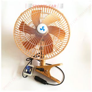 Quạt kẹp trên ô tô đường kính 28cm sử dụng điện 12V-24V