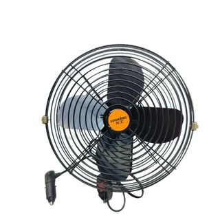 Quạt ô tô lồng sắt cắm tẩu 12V, 24V siêu mát cho xe