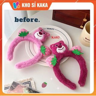 CÀI TÓC GẤU DÂU LOTSO- K607 giá sỉ