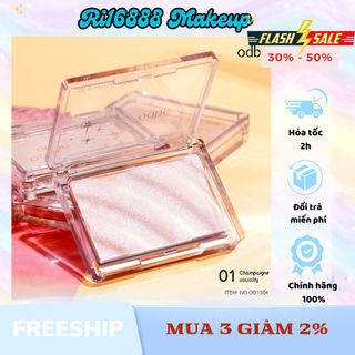 [ODBO] Phấn bắt sáng Odbo chuẩn Thái Glowing Skin Highlighter OD1304 mịn dễ tán phù hợp cho vùng mặt, mũi và cơ thể 4.5g giá sỉ