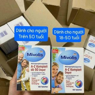 Viên uống bổ sung vitamin tổng hợp MIVOLIS AZ DEPOT  NỘI ĐỊA ĐỨC
-