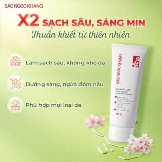 BỘ BA DƯỠNG DA CƠ BẢN (SRM 50G + NƯỚC HOA HỒNG + KEM ĐÊM 10G) - SẮC NGỌC KHANG giá sỉ