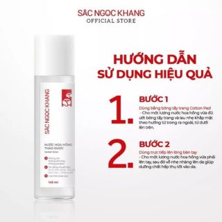 BỘ BA DƯỠNG DA CƠ BẢN (SRM 50G + NƯỚC HOA HỒNG + KEM ĐÊM 10G) - SẮC NGỌC KHANG