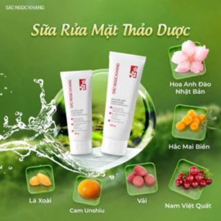 BỘ BA DƯỠNG DA CƠ BẢN (SRM 50G + NƯỚC HOA HỒNG + KEM ĐÊM 10G) - SẮC NGỌC KHANG
