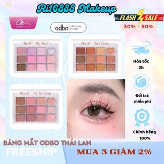 [ORDER] Màu Mắt Odbo OD2019 Real Heart Color Thái Lan Màu Sắc Đáng Iu Tone màu Hàn Quốc