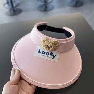 MŨ NÓN HỞ ĐẦU GẤU LUCKY- FREESIZE TỪ 3T ĐỔ LÊN