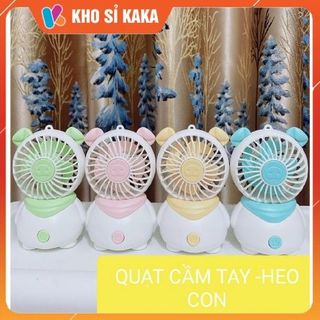 QUẠT TÍCH ĐIỆN CẦM TAY HEO CON