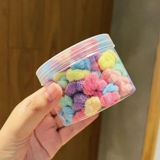 HỘP 100 BUỘC TÓC HOA VẢI MỀN CHO BÉ NHỎ