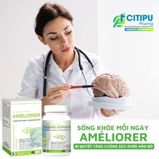 Viên uống tuần hoàn máu não bổ tim Améliorer Ginkgo Biloba Coenzyme Q10