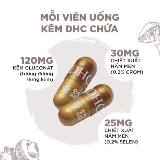 VIÊN UỐNG DHC KẼM NHẬT BẢN 60 VIÊN. giá sỉ