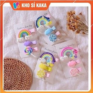 VĨ 3 KẸP TÓC MÂY CẦU VÒNG