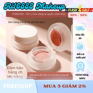 Phấn Má Hồng Dạng Kem FOREVER·KEY Tông Màu Đỏ Cam/ Tím Đơn Sắc Cho Nữ
