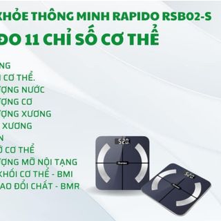 CÂN ĐIỆN TỬ THÔNG MINH ĐO ĐƯỢC 11 CHỈ SỐ