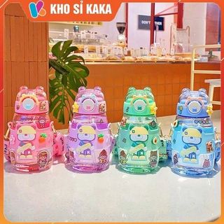 BÌNH ỐNG HÚT ICON GẤU BEAR 600ML- HÀNG XỊN KÈM HỘP