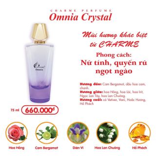 Nước Hoa Nữ Charme Omnia Crystal 75ml giá sỉ