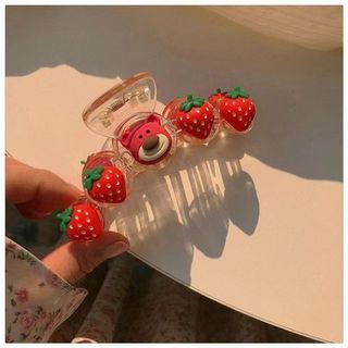 KẸP CÀNG CUA 5 HẠT ĐÍNH ICON GẤU DÂU LOTSO