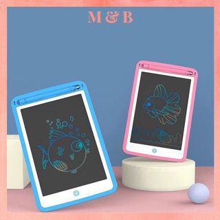 Bảng vẽ tự xóa điện tử 3D, bảng viết vẽ thông minh 8.5,12 inch màn hình LCD đa sắc đồ họa đẹp kèm bút dạy học giá sỉ