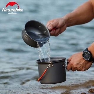 BỘ NỒI NẤU ĂN DÃ NGOẠI CẮM TRẠI 4 TRONG 1 CHỐNG DÍNH