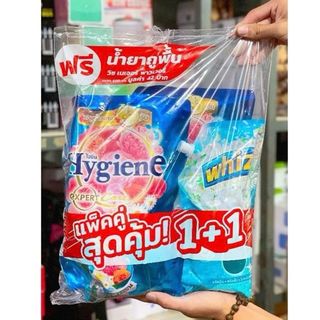 Nước Xả Hygiene 1.100ml (Thùng 12 Túi + 6 Túi Lau Sàn)