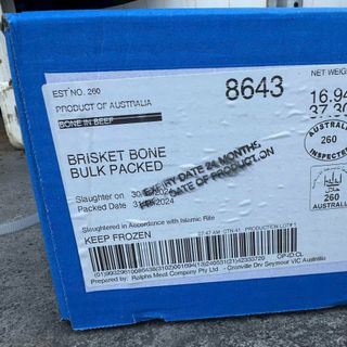 Xương sườn bò đông lạnh - Thịt bò đông lạnh nhập khẩu - giá sỉ, giá bán buôn