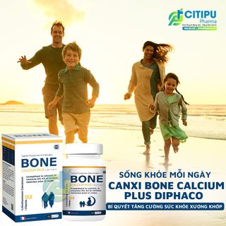 Viên Uống Bổ Sung Canxi Bone Calcium Plus Diphaco