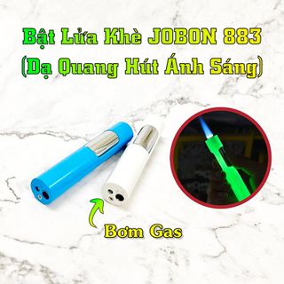 BẬT LỬA KHÈ JOBON HÌNH TRỤ DẠ QUANG HÚT ÁNH SÁNG - XÀI GAS