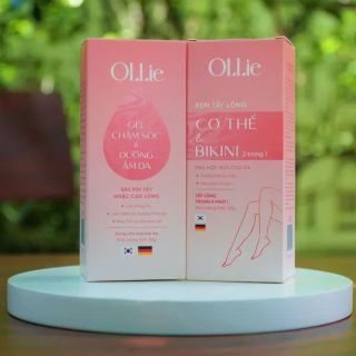 Combo Kem Tẩy Lông Ollie 50ml Và Gel Dưỡng Da Sau Tẩy 50ml giá sỉ