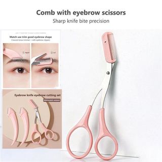 Bộ Dụng Cụ Tỉa Lông Mày Ba Món Tiện Dụng Cho Người Mới Bắt Đầu Kèm Lưỡi Dao Cạo Chuyên Nghiệp
