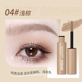 Hàng Mới Về Chuốt Mascara Lông Mày NOVO Dạng Lỏng Chống Thấm Nước Màu Trang Điểm Tự Nhiên Lâu Trôi giá sỉ