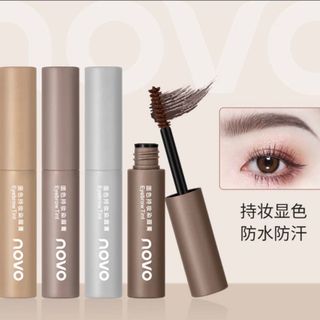Hàng Mới Về Chuốt Mascara Lông Mày NOVO Dạng Lỏng Chống Thấm Nước Màu Trang Điểm Tự Nhiên Lâu Trôi
