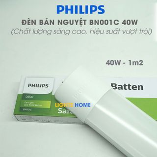 Đèn bán nguyệt Philips 1m2 LED BN001C 40W - Hàng chính hãng, chất lượng sáng cao, hiệu suất vượt trội giá sỉ