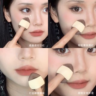 [XIXI] Set 10 Mút Mini Che Khuyết Điểm Tán Kem Nền Đeo Đầu Ngón Tay Tiện Lợi Ướt Và Khô Hình Giọt Nước Nhỏ Gọn