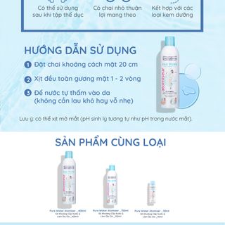 Nước Xịt khoáng Evoluderm chính hãng dưỡng ẩm, làm dịu da 50ml (Đầy đủ tem phụ, tem chống giả)