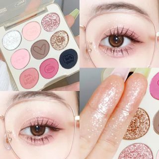 [HOT]Bảng Phấn Mắt XIXI 9 ô D670 tone màu nhẹ nhàng phấn mắt Màu Lì Lâu Trôi Chống Thấm Nước