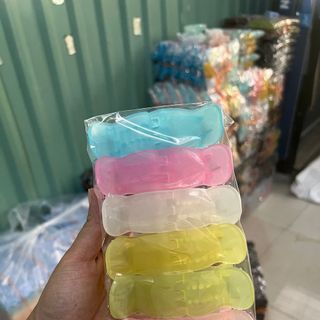 Kẹp 5r vuông bàu màu đen bóng mờ